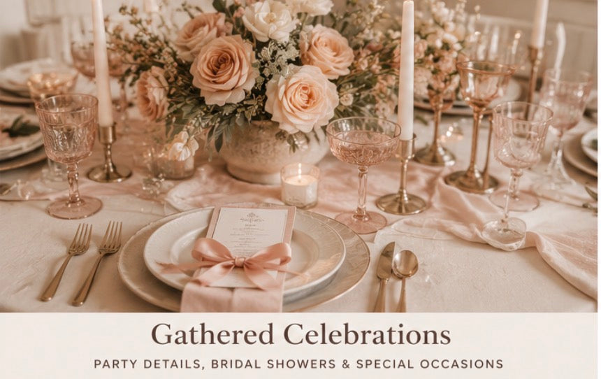 Elegant party details, bridal moments, celebration décor, and beautifully curated gatherings.