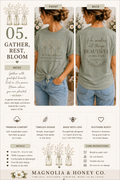 Gather, Rest, Bloom Tee