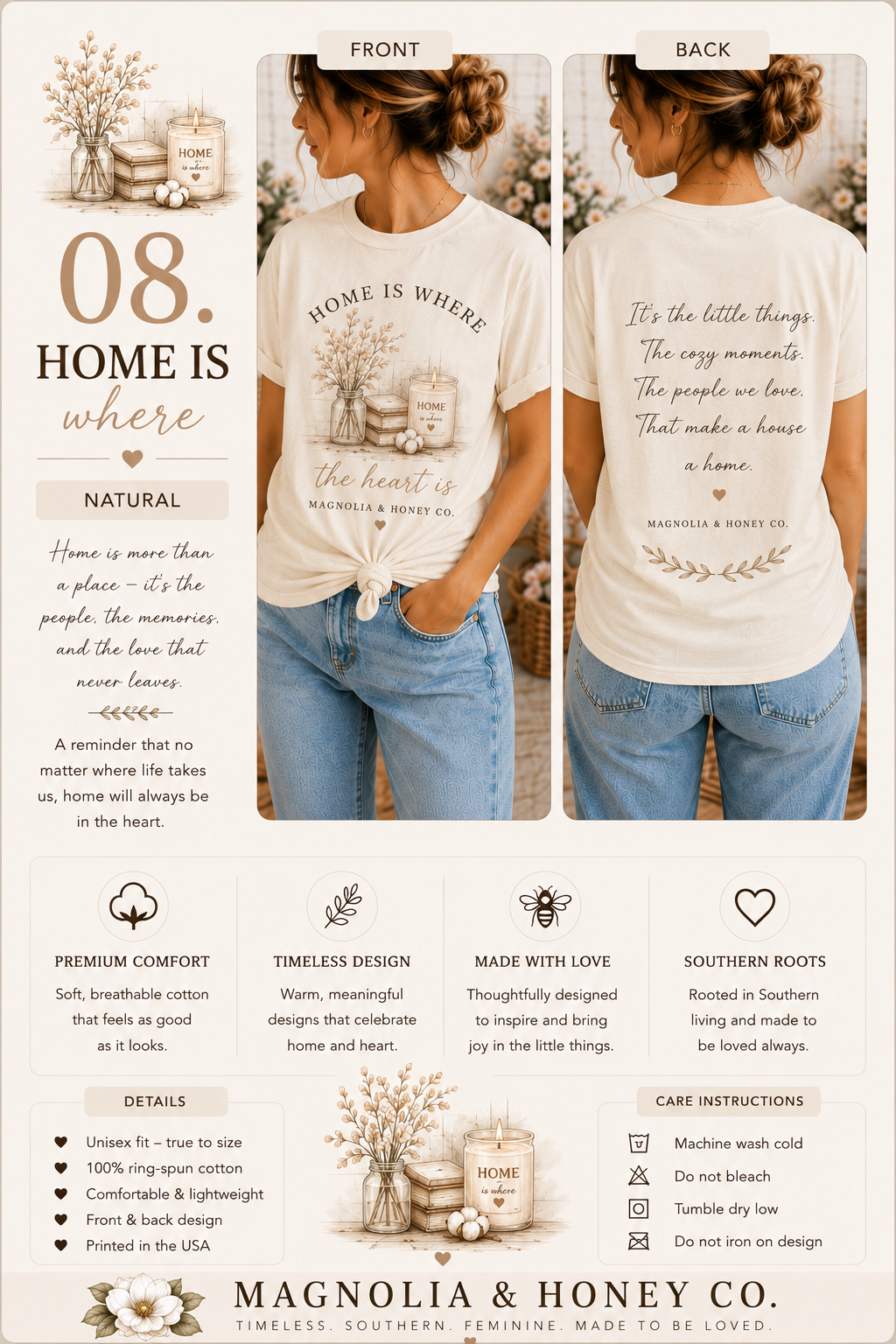 Home Is Where the Heart Is Tee