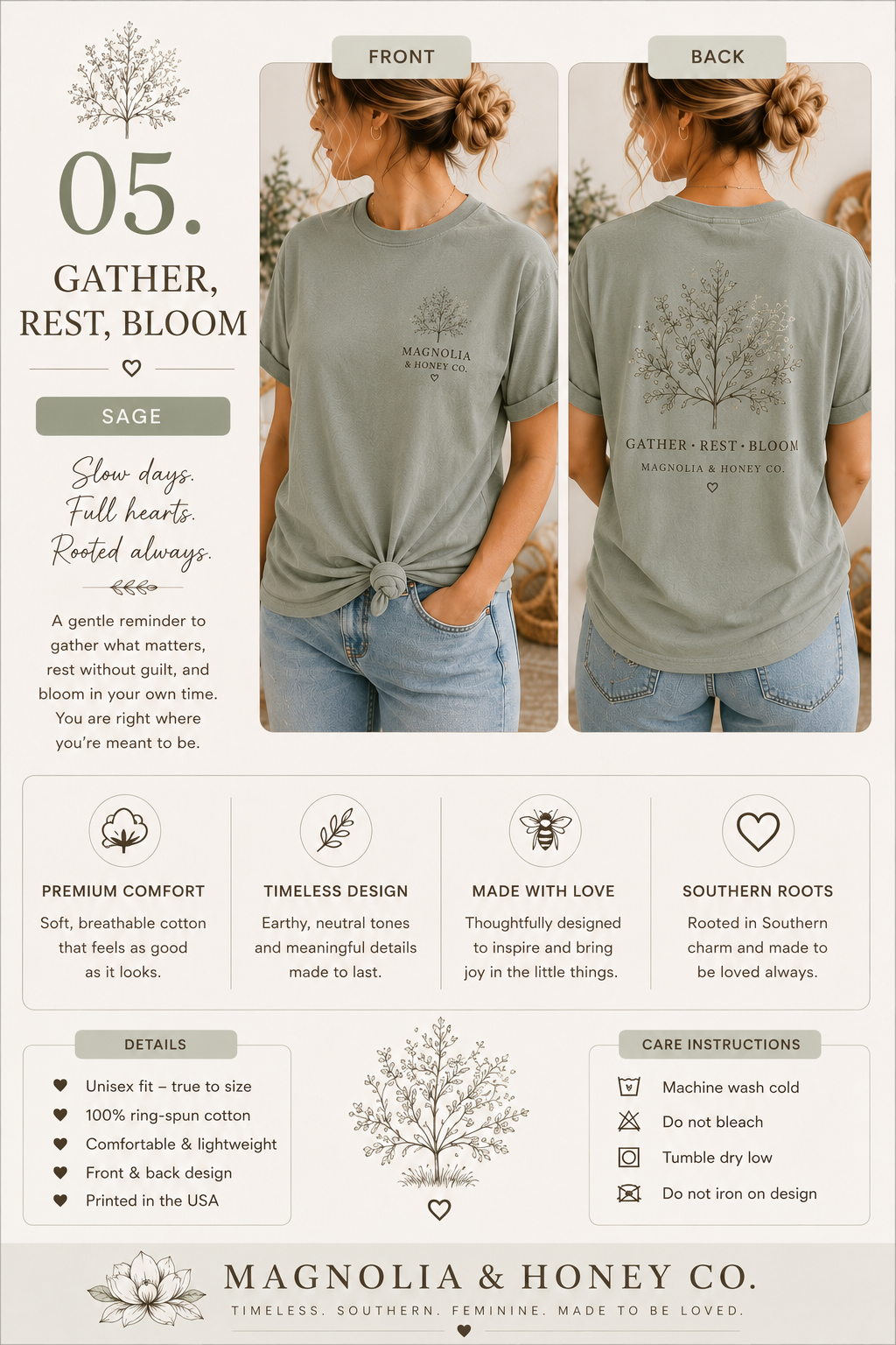 Rooted in Peace Tee