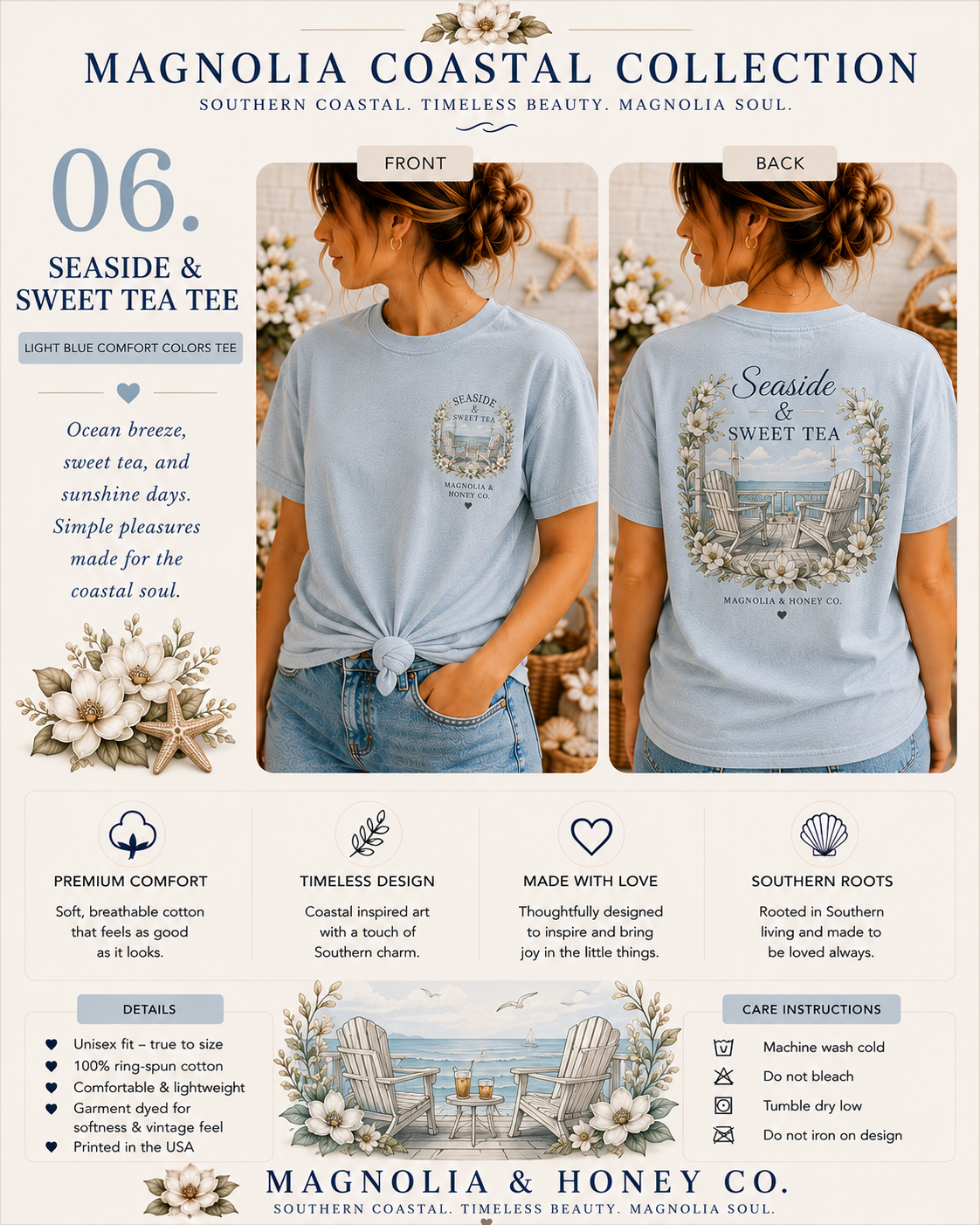 Seaside & Sweet Tea Tee