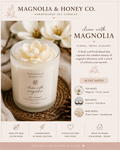 Clean with Magnolia Candle