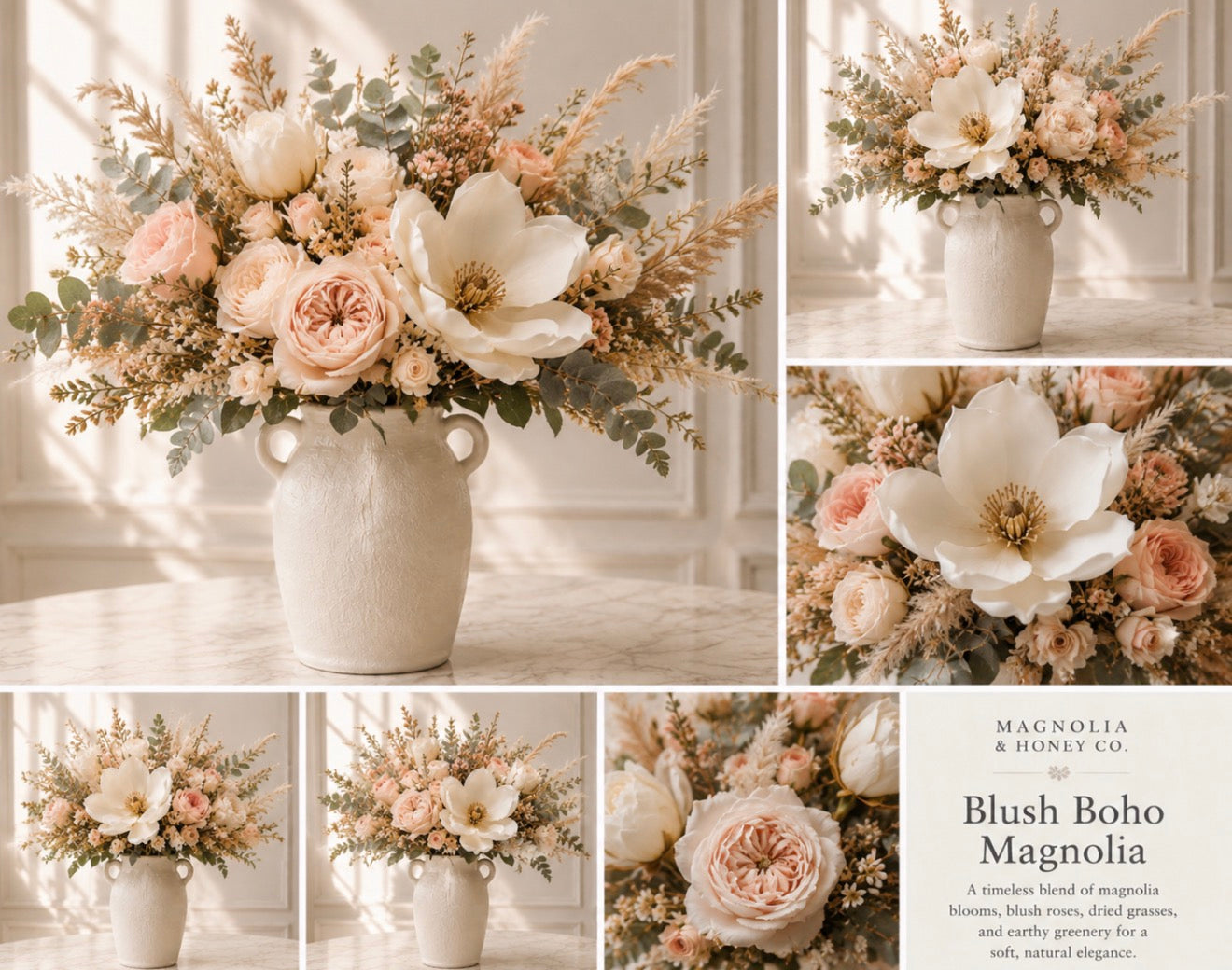 Blush Boho Magnolia