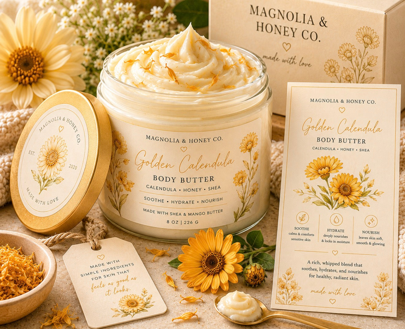 Golden Calendula Collection