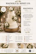 Magnolia Manor Wedding Cake