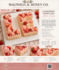 Strawberry Shortcake Letter Cake