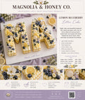 Lemon Blueberry Letter Cake