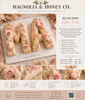 Blush Boho Letter Cake