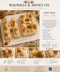 Honey Bear Letter Cake