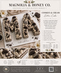Cookies & Cream Letter Cake