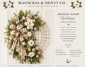 Magnolia Manor Welcome Wire Rack Wreath
