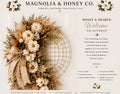 Honey & Hearth Welcome Wire Rack Wreath