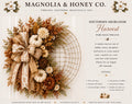 Southern Heirloom Harvest Wire Rack Wreath